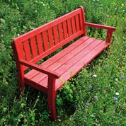 banc de jardin en bois philadelphia - burger